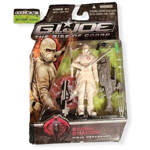 G.I. Joe The Rise Of Cobra Storm Shadow Ninja Mercenary Action Figure New 2009